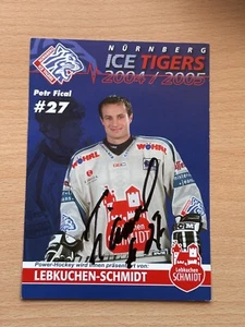 Tarjeta de autógrafo Petr Fical Nürnberg Ice Tigers original firmada #40482 - Imagen 1 de 1
