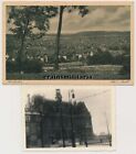 2x Orig. Foto &amp; AK Postkarte Panorama u. Quartier in Schule SAARBR&#220;CKEN Saar &#39;41