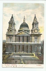 St Paul's Cathedral London England Postcard 1906 Pauls Antique - Picture 1 of 2