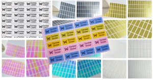 Small (Size : 22x09mm) Personalised Name Labels, Name Stickers, Waterproof - Picture 1 of 21