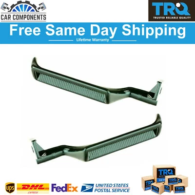 TRQ Inner Door Handle Metal Black Pair Set For Ford Bronco F150 F250 F350 F800 - Image 1 of 4