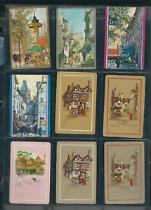 54 cartas individuales/intercambiables de paisajes/paisajes urbanos/edificios pinturas B - Imagen 1 de 12