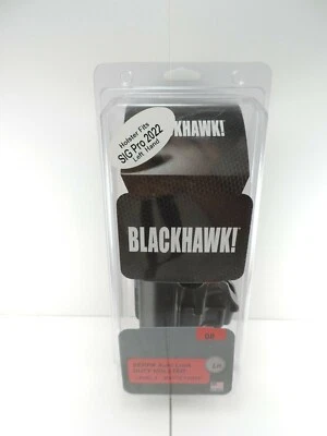Blackhawk! Fundas de bloqueo automático SERPA nivel 2 para mano izquierda se adapta a Sig Pro 2022 08 LH  Foto 1 de 4
