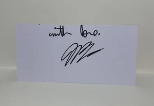 JP Saxe Autographed Signed Index Card JSA/PSA Guaranteed - Imagen 1 de 1