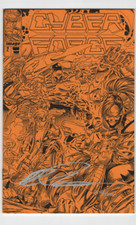 Cyber Force #2 Image Comics 1993 Orange Ashcan Variant Signed Marc Silvestri