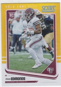 CHASE EDWARDS 2018 SCORE GOLD ZONE PARALLEL RC #35/50 #361 FORDHAM - Picture 1 of 1
