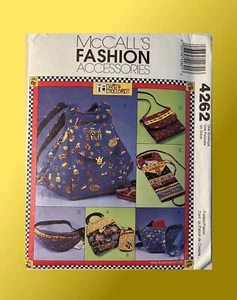 Modello di cucito vintage McCalls 4262 Mary Engelbreit borsa fanny confezione inutilizzata NOS - Foto 1 di 3