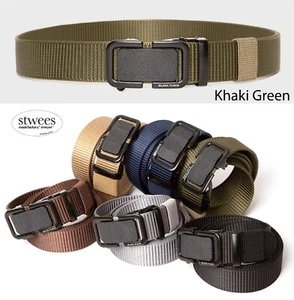 BF Tactical Men Nylon Belt Automatic Buckle with Slide Ratchet Belt design A - Picture 1 of 24