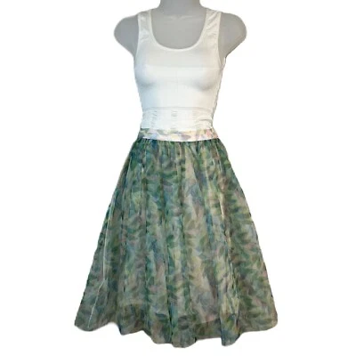Lauren Conrad x Disney Womens Skirt L Floral Layers Tulle Fairy Whimsy Costume - Image 1 of 4