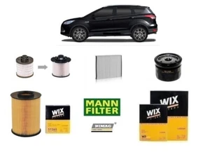 Kit Filtri Tagliando Ford Kuga II 2.0 TDCi 88 110 Kw 120 150 Hp - Imagen 1 de 1