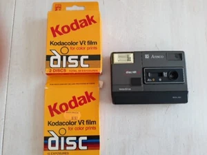 Ansco Disc HR 25 Camera W/ 3 Sealed Film Discs. - Picture 1 of 8