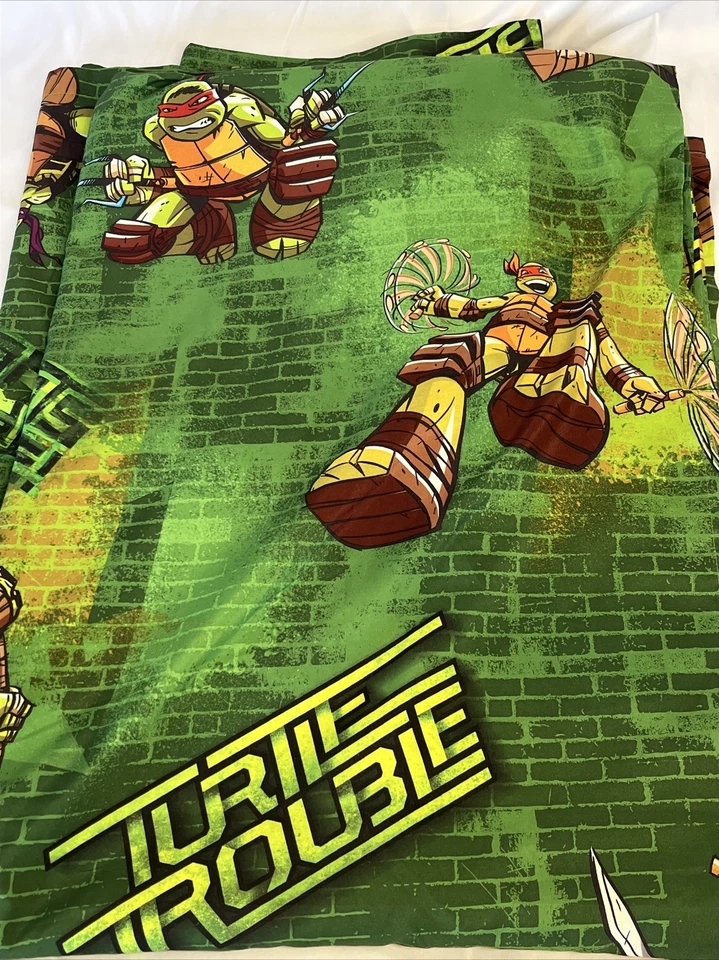 Nickelodeon 忍者神龟麻烦床单双尺寸 — 第 1/1 张图片