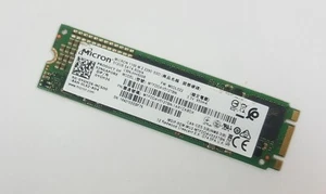 100% 512GB Micron 1100 SATA SSD Festplatte m.2 2280 0YGH36 MTFDDAV512TBN - Bild 1 von 2