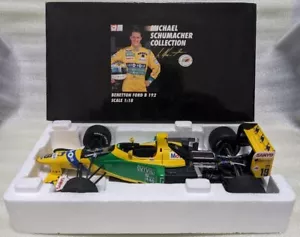 Minichamps Benetton B192 Michael Schumacher 1/18 Diecast Car Used from japan - Picture 1 of 19