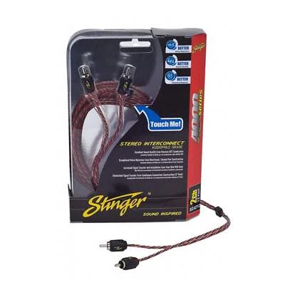 Stinger SI423 .90m 4000 Series 2 Channel RCA Interconnects - image 1 of 2