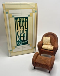 Take a Seat by Raine Wicker with Ottoman #24012 -- EUC - Picture 1 of 2