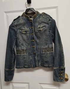 Michael Kors Jeansjacke Denim Military Style Größe Small Damen - Bild 1 von 24