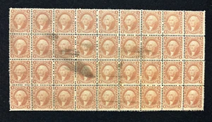 U.S: USED #R3c BLOCK/36, VERY SCARCE, POSSIBLY LARGEST UNKNOWN MULTIPLE - Picture 1 of 1