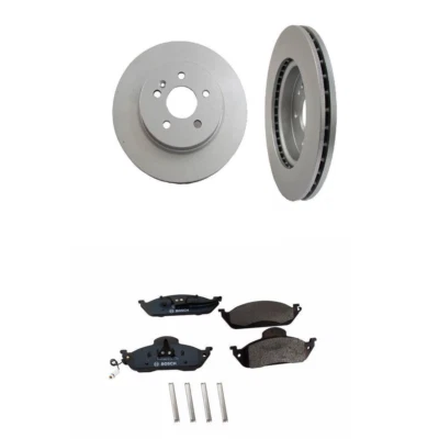 Kit de rotor de disco de freno delantero 2Centric Bosch Juego de pastillas para Mercedes 98-05 mL320 mL350 Foto 1 de 4
