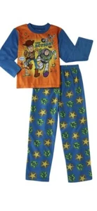 DISNEY  Toy Story Fleece Pajamas 2 Pc Set Boys Size 4 Takin Action New - Picture 1 of 4