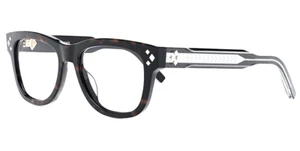 NEW CHRISTIAN DIOR CD DiamondO S1I 2000 DARK HAVANA AUTHENTIC EYEGLASSES 53-17 - Picture 1 of 7