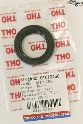 Sello del cigüeñal del motor delantero THO - Repuesto para Scion xA xB - 04-06 Toyota Echo Foto 1 de 4