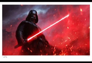Sideshow Darth Vader The Dark Lord Of The Sith Fine Art Print ungerahmt 28X18 - Bild 1 von 3