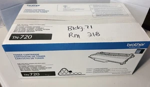 Cartuccia toner uscita 3000 pagine Brother TN-720 sigillata in fabbrica - Nero - Foto 1 di 3