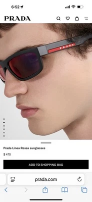 Gafas de sol Prada Línea Rossa  Foto 1 de 4
