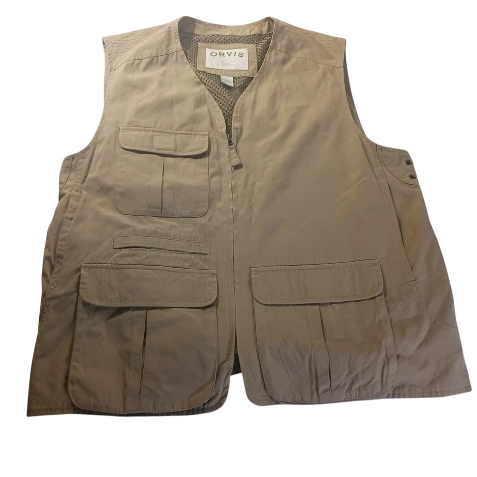 Orvis Utility Vest • Multi‑Pocket Safari / Gorpcore Outdoor Fishing • Men's L - Image 1 of 1