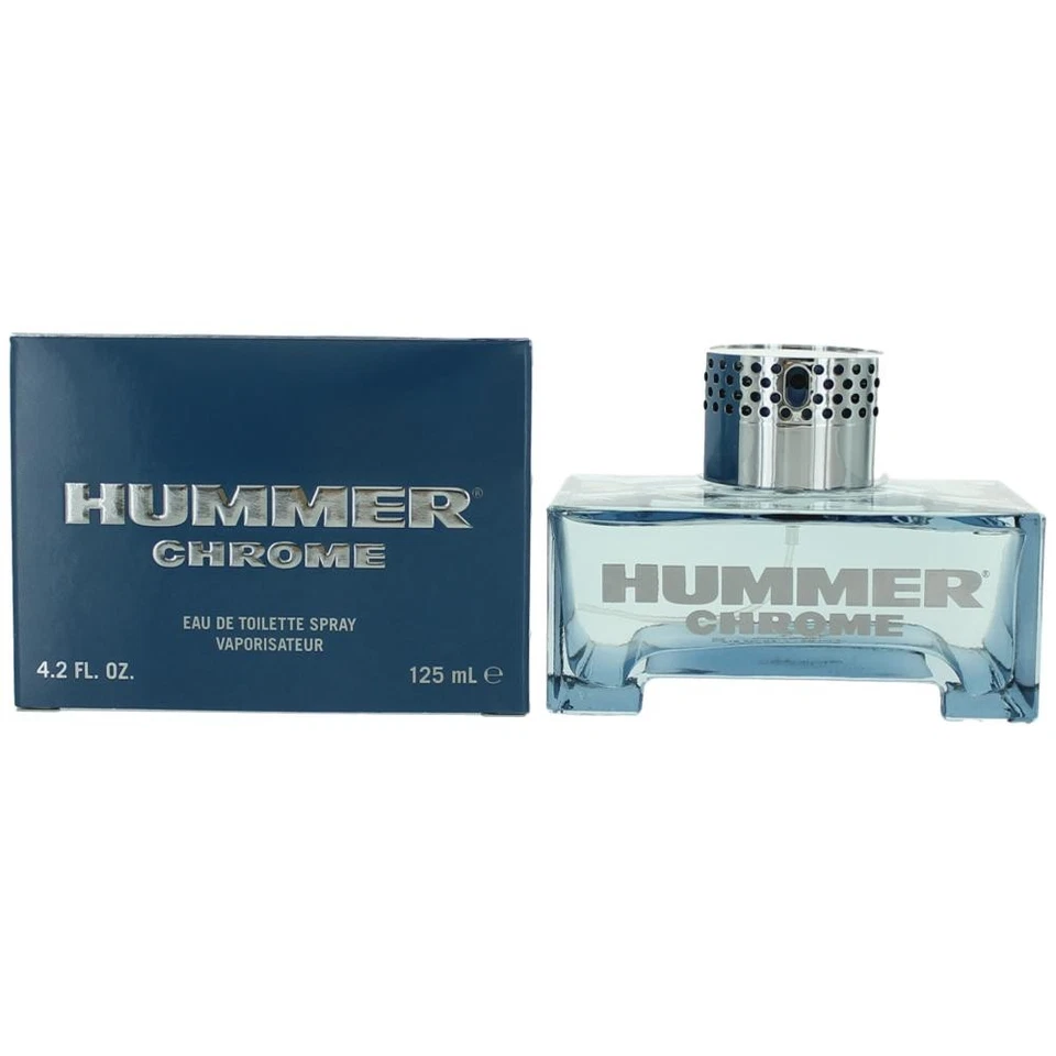 Hummer Chrome de Hummer, spray EDT de 4,2 OZ para hombre Foto 1 de 1