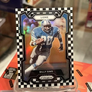 2023 Prizm Billy Sims Checkerboard SP #95 Card Prizm Black White - Picture 1 of 2
