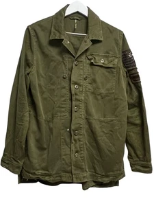 Free People Jacke Damen Medium Fischgrät Perlen Utility Military Boho - Bild 1 von 11