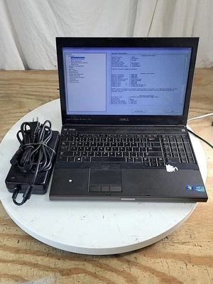 DELL PRECISION M4700 Laptop Intel Core I7-3740QM 4GB 275GB SEE NOTES - Image 1 of 4