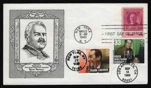 #881 3c Victor Herbert, Coakley-Triple Cancel [1] FDC **ANY 5=FREE SHIPPING** - Picture 1 of 1