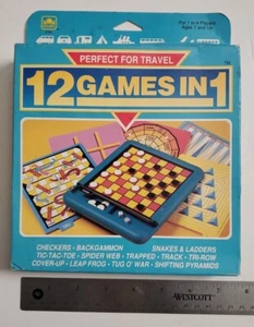 Vintage Perfection for Travel 12 Games In 1 Golden 1990 - Picture 1 of 4