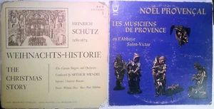 Schutz Weihnachts-Historie R.E.B. & Noel Provencal, Les Musiciens Provence 2 LPs - Picture 1 of 16