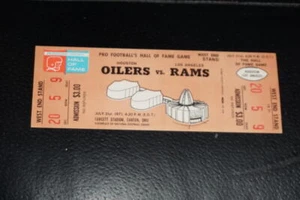 1973 PATRIOTS / 49ERS NFL HALL OF FAME GIOCO BIGLIETTO COMPLETO NR MINT - Foto 1 di 2
