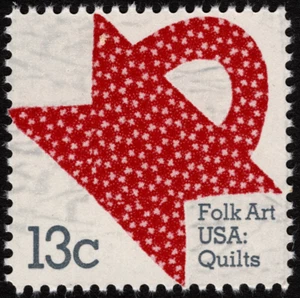 US Stamp Scott # 1746 Mint NH VF - 13 Cents Folk Arts American Quilts Issue - Picture 1 of 1