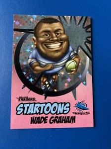 2018 NRL Traders Startoon PINK Card SP 4 Wade Graham 92/100