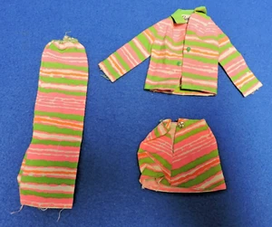 Vintage Barbie - #1511 Pink Stripe Fashion Bouquet Pieces VGC 1970-1973!!! - Picture 1 of 9