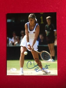 Chris Evert, "Autographed" (JSA) 8 x 10 Photo (Scarce / Vintage) - Picture 1 of 1