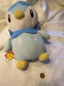 POKEMON 2007 Blue Penguin PIPLUP 10" de alto sonido de felpa 3237WT necesita batería nueva - Imagen 1 de 7