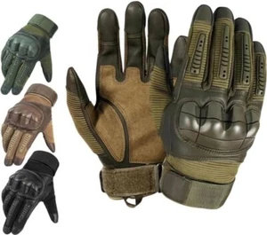 Guante de cuero transpirable para montar motocicletas motocicletas carreras ciclismo guantes - Imagen 1 de 168