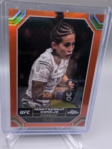 2024 Topps Chrome UFC Montserrat Hase #66 Orange Refractor /25 Rookie RC - Bild 1 von 2