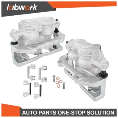 Суппорт дискового тормоза передний левый и правый Labwork с кронштейном для Cadillac CTS STS 2004-08 годов выпуска - Изображение 1 из 4