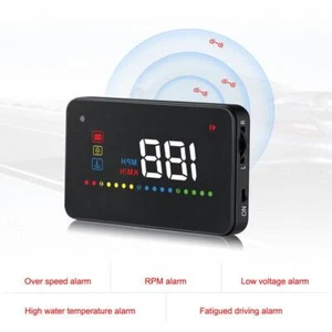 3.5" OBD2 II Car Truck GPS HUD Head Up Projector Display Overspeed Speedometers - Picture 1 of 11