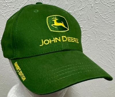 John Deere Hat Owner’s Edition Green Adjustable Strapback Cap - Image 1 of 4