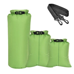 Bolsa seca impermeable de 3 piezas bolsa de almacenamiento bolsa de playa al aire libre para viajes rafting - Imagen 1 de 4
