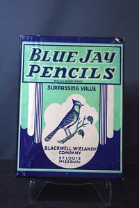 RARE Blue Jay Lead Pencils Box, St. Louis. MO, Blackwell Wielandy Co. - Bild 1 von 8
